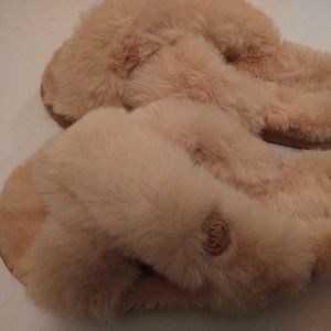 Michael kor Lala fur slippers